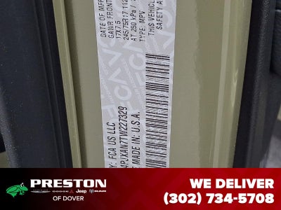 2026 Jeep Wrangler Sport S