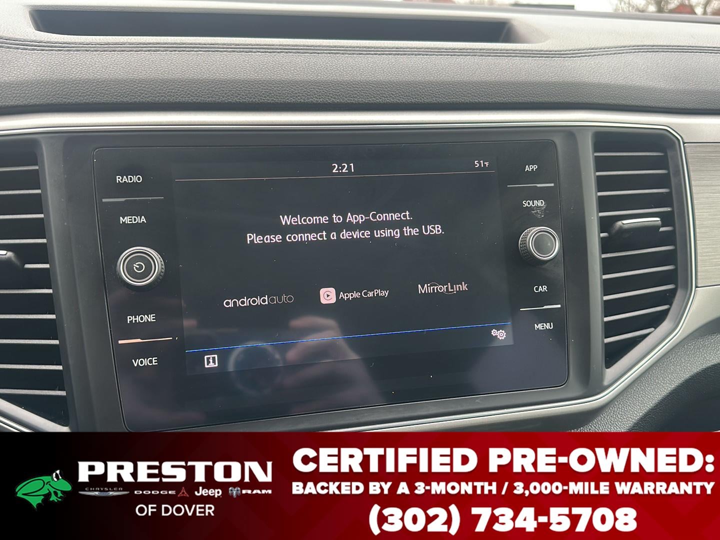 2019 Volkswagen Atlas 3.6L V6 SE