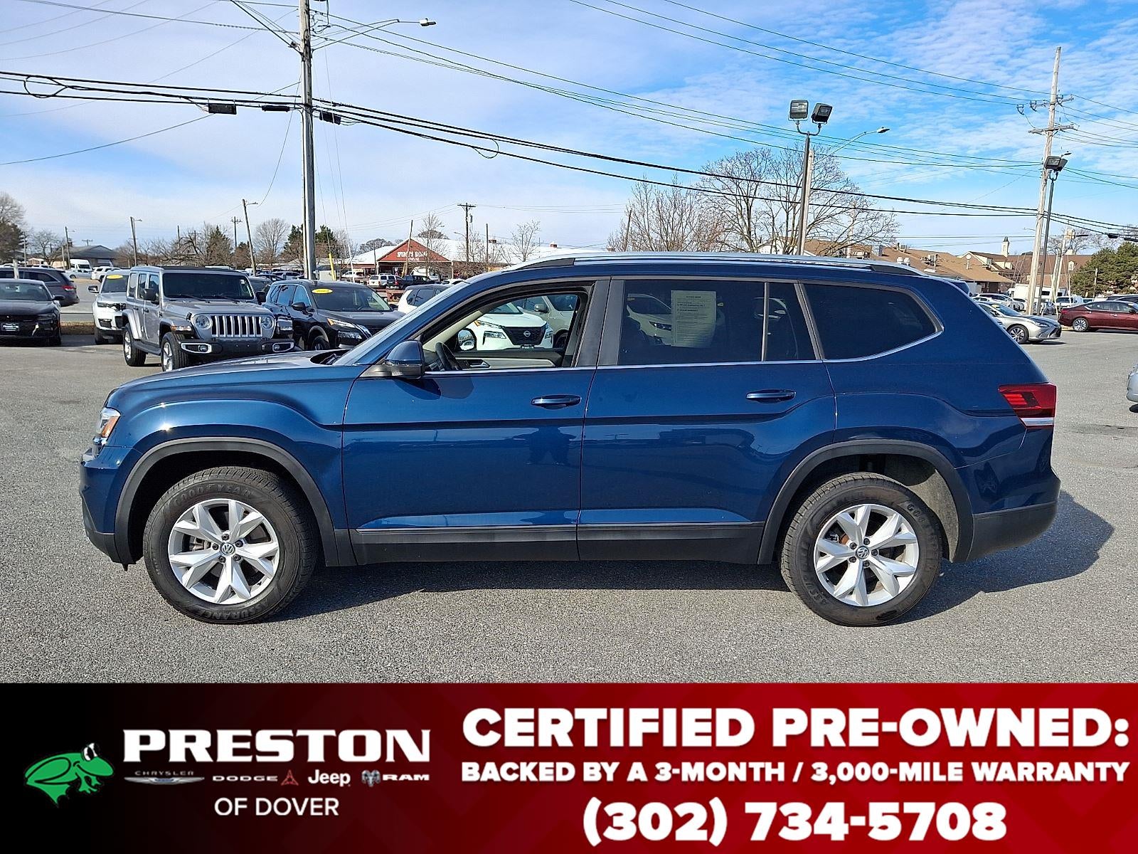 2019 Volkswagen Atlas 3.6L V6 SE