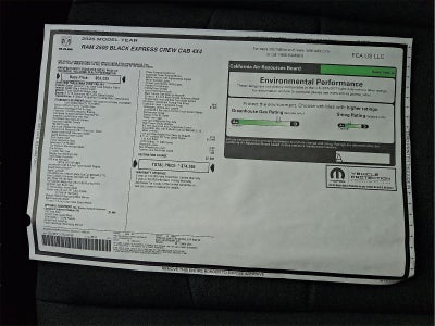 2026 RAM 2500 Black Express