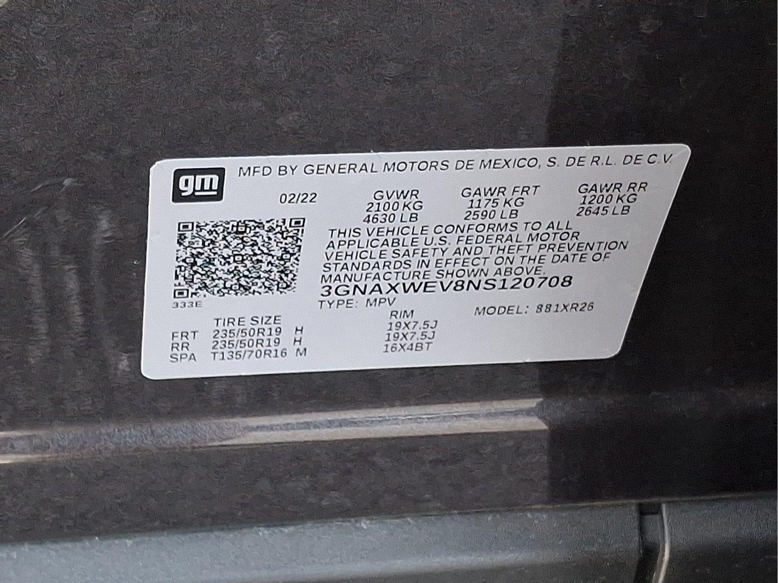 2022 Chevrolet Equinox RS