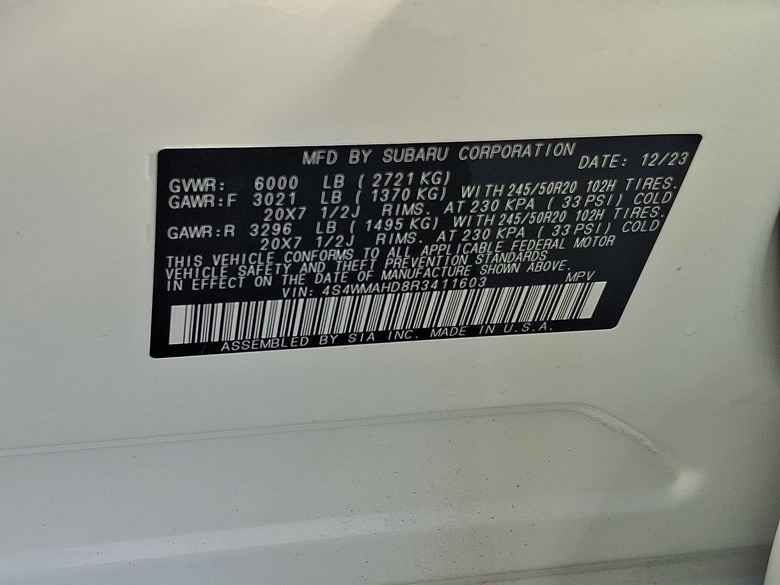 2024 Subaru Ascent Onyx Edition