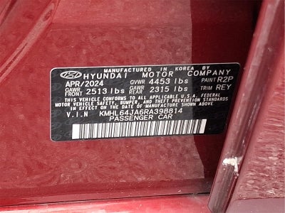 2024 Hyundai Sonata SEL