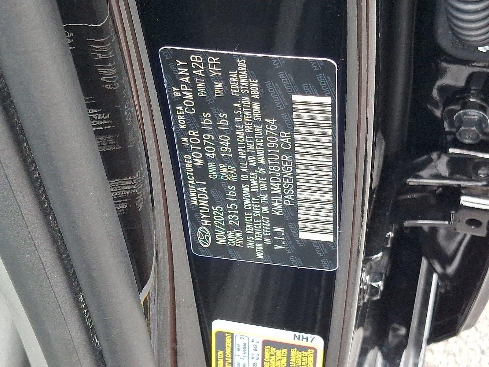 2026 Hyundai Elantra Hybrid Blue