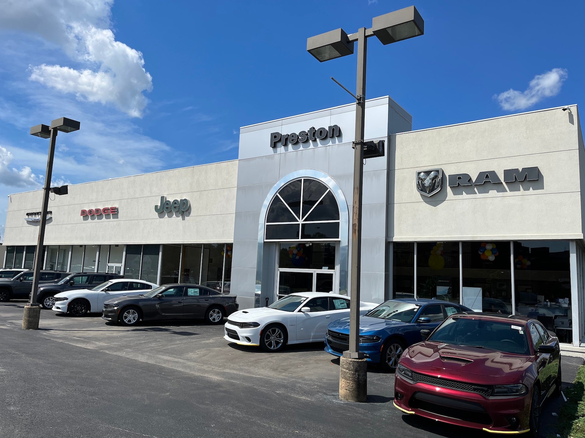 Preston CDJR of Dover dealership exterior