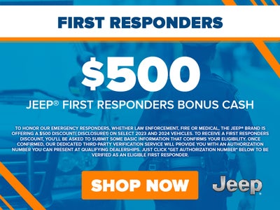 First Responders Bonus Cash