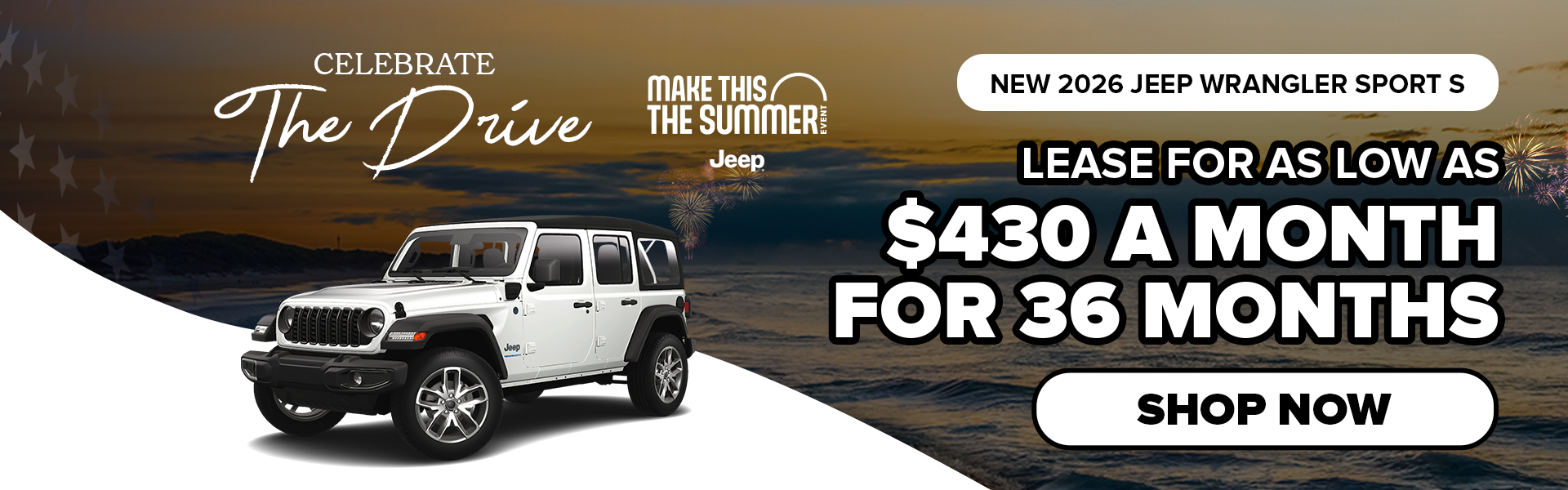 Lease for $430/Mo for 36 Mo. | New 2026 Jeep Wrangler Models
