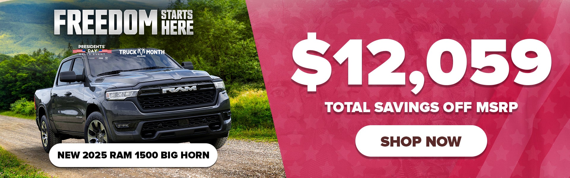 $12,059 off MSRP | New 2025 Ram 1500 Big Horn
