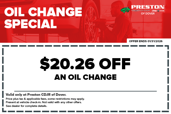 Oil Change Special
