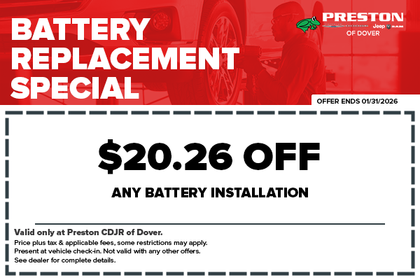 Battery Replacement Special