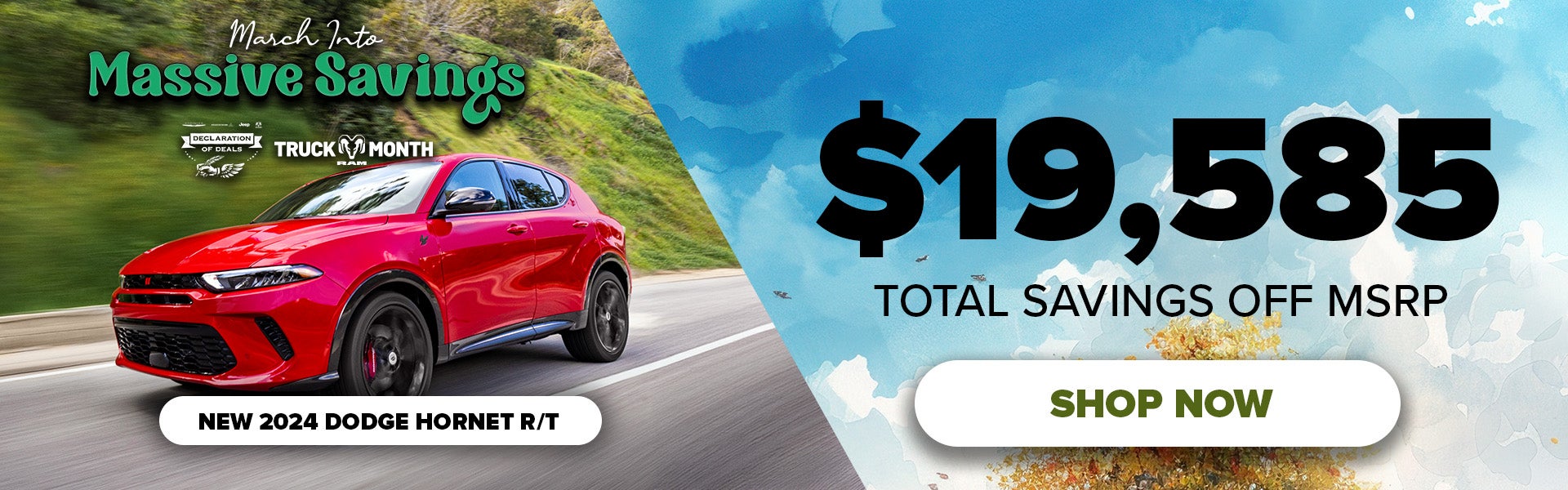 $19,585 off MSRP New 2024 Dodge Hornet R/T